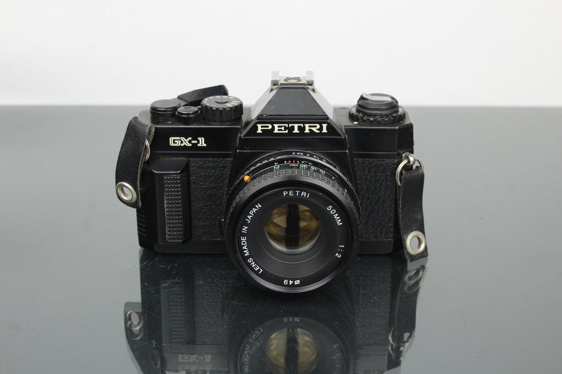 Petri GX-1 Film Camera Review & 50mm f/2 Lens Guide