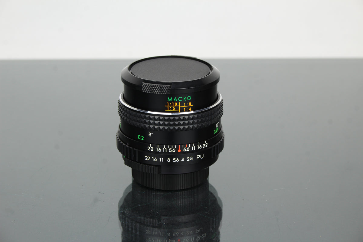 Supra MC 1:2.8 F=28mm Objectif Macro à Mise au Point Manuelle (Monture Inconnue)