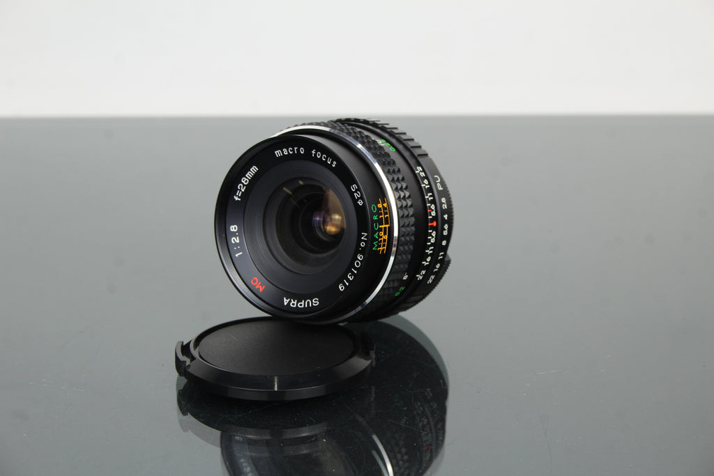 Supra MC 1:2.8 F=28mm Objectif Macro à Mise au Point Manuelle (Monture Inconnue)