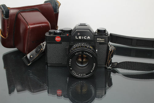 Leica R3 Mot électronique + objectif 50 mm f/2 Summicron-R