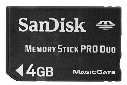 Memory Stick PRO Duo (4GB) - Dutch|Thrift