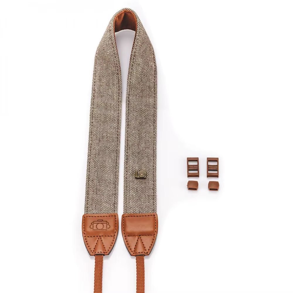 Vintage - Style Cotton Camera Neck Strap for SLR & DSLR Cameras - Dutch|Thrift