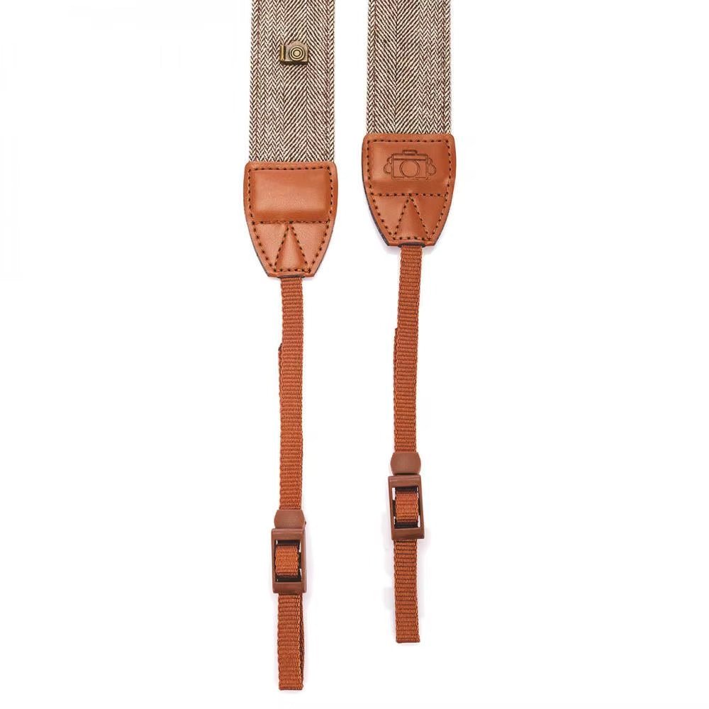 Vintage - Style Cotton Camera Neck Strap for SLR & DSLR Cameras - Dutch|Thrift